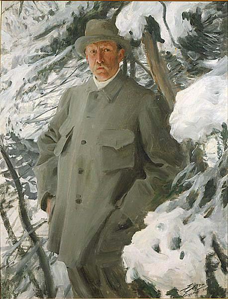 Anders Zorn The Painter Bruno Liljefors, china oil painting image